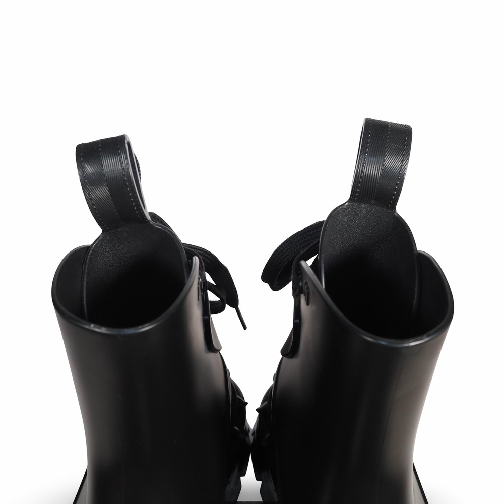 Melissa x Undercover Spikes Platform Combat Boots Women's 8 Black Studded Vegan - Picture 11 of 11